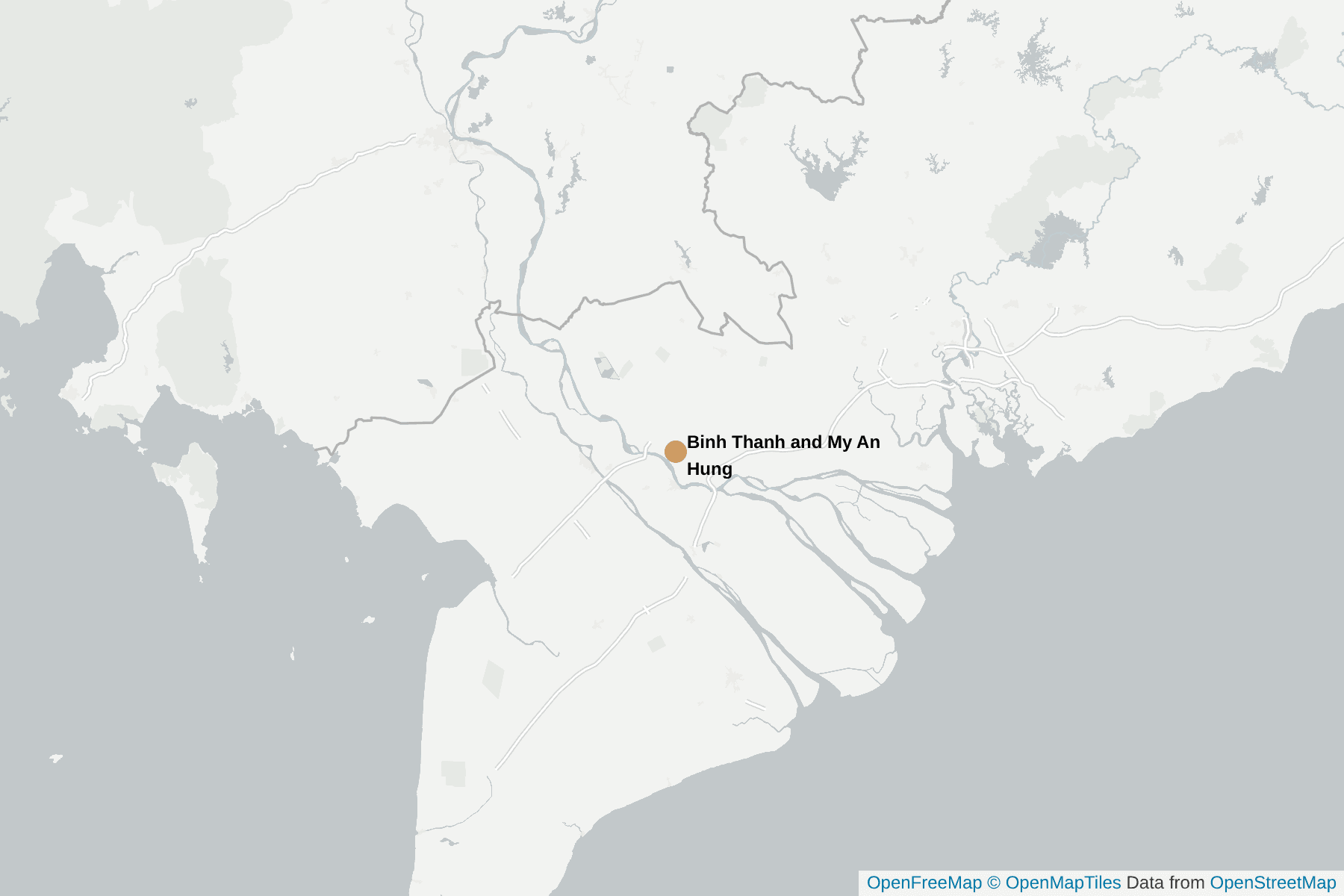 Map of Sa Dec